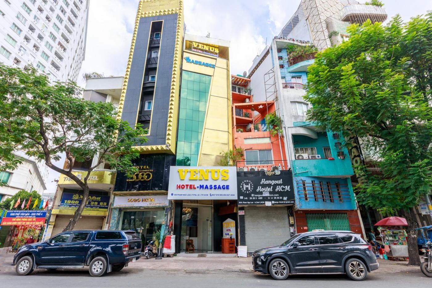 Venus Hotel & Massage - Bui Vien Walking Street Хошимин Екстериор снимка